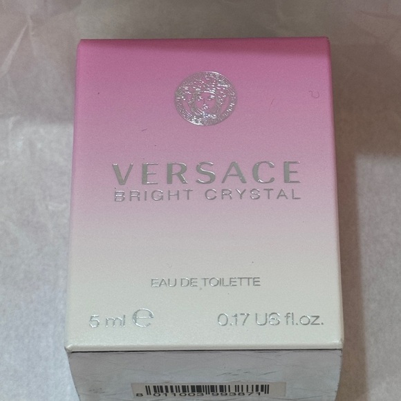 Versace Bright Crystal Mini Travel Perfume EDP 5ml .17oz NIB - Picture 3 of 4